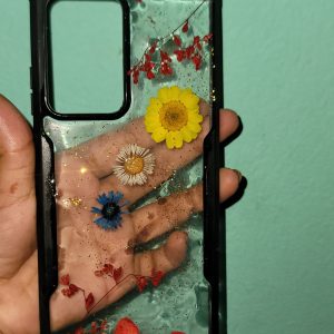 resin phone cover art